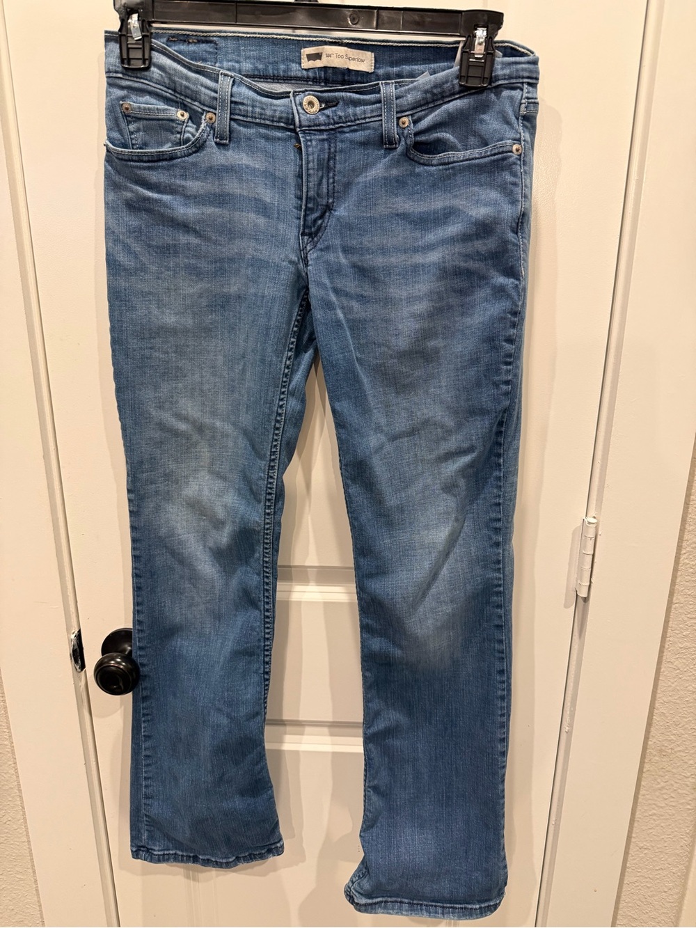Levi's 534 Too Superlow Light Blue Bootcut Women's Jeans